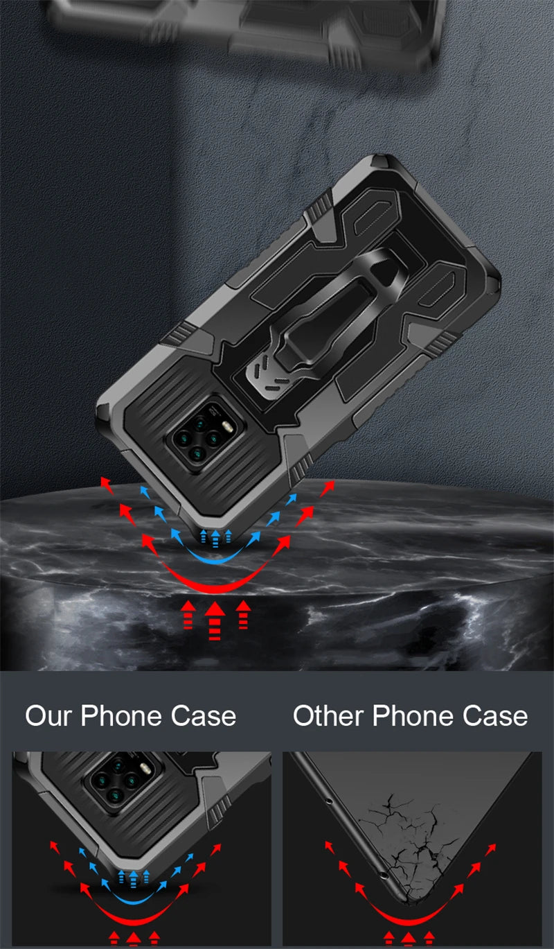 Shockproof Armor Magnetic Case – Compatible with Samsung Galaxy A10/A20/A30/A50/A70/A41/A51/A71/S20/J4/J6/J7/A11/A10S/A21S