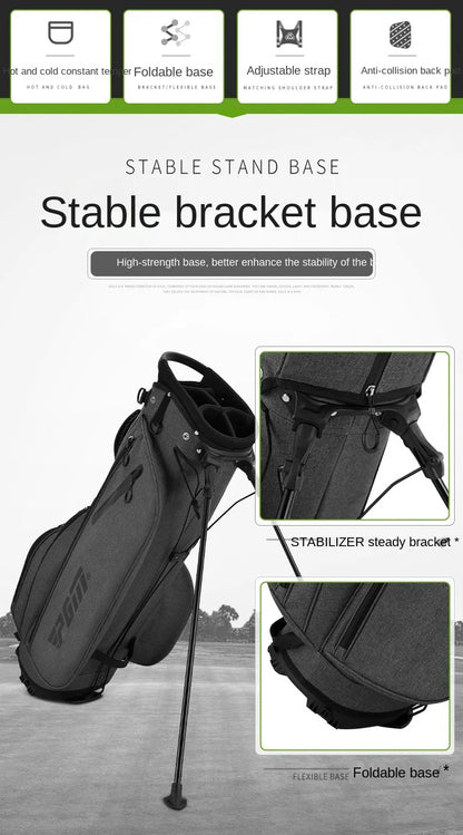 PGM Men's Ultra Lightweight Stable Golf Holder Bag QB092