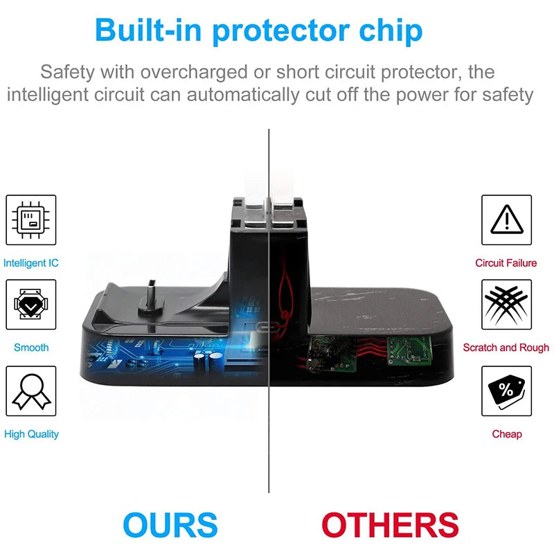 4-in-1 Charging Dock for Nintendo Switch OLED — Joy-Con & Pro Controller Charging Stand