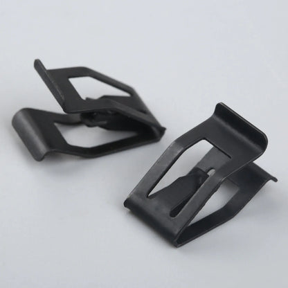 10Pcs Car Dashboard Trim Metal Retainer Clips – Black Fasteners for Ford, Mazda, Audi, Toyota Console Door Fitment