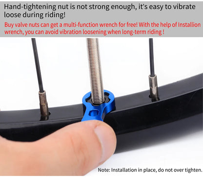 4pcs Aluminum Bike Tire Valve Caps – Ultralight MTB Road Mountain Schrader/Presta Tyre Protectors