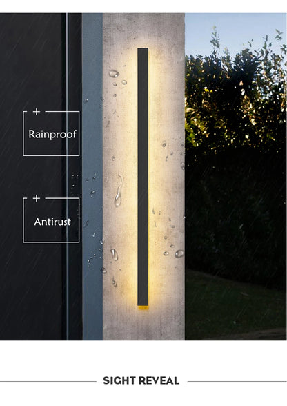 LED Outdoor Wall Light – Modern Waterproof IP65 Porch & Patio Lamp, Rainproof Exterior Wall Sconce for Garage & Garden