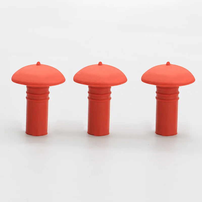 180pcs Universal Mushroom Tubeless Tire Repair Kit — Red & Black 7mm/8mm Rubber Plugs for Car Tire Fix