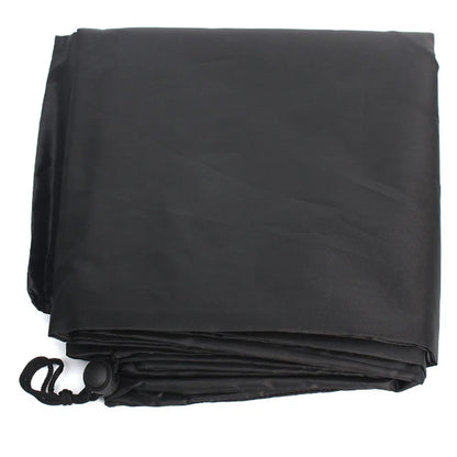 Stackable Chair Dust Cover — Waterproof Black Storage Bag for Garden & Terrace Furniture Protection