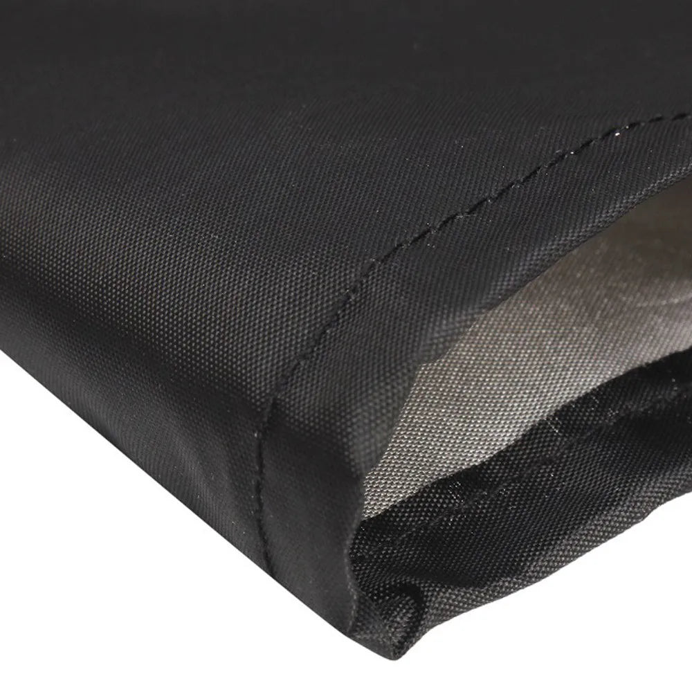Stackable Chair Dust Cover — Waterproof Black Storage Bag for Garden & Terrace Furniture Protection