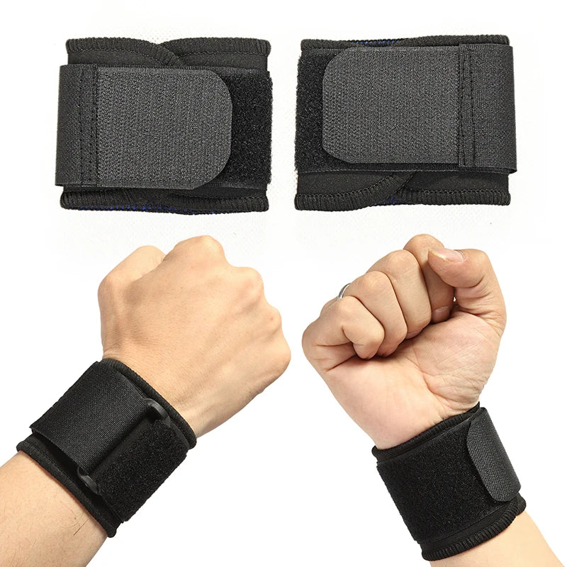 Adjustable Soft Wristbands – Wrist Support Bracers for Gym Sports, Carpal Protector, Breathable Wrap Band for Safety