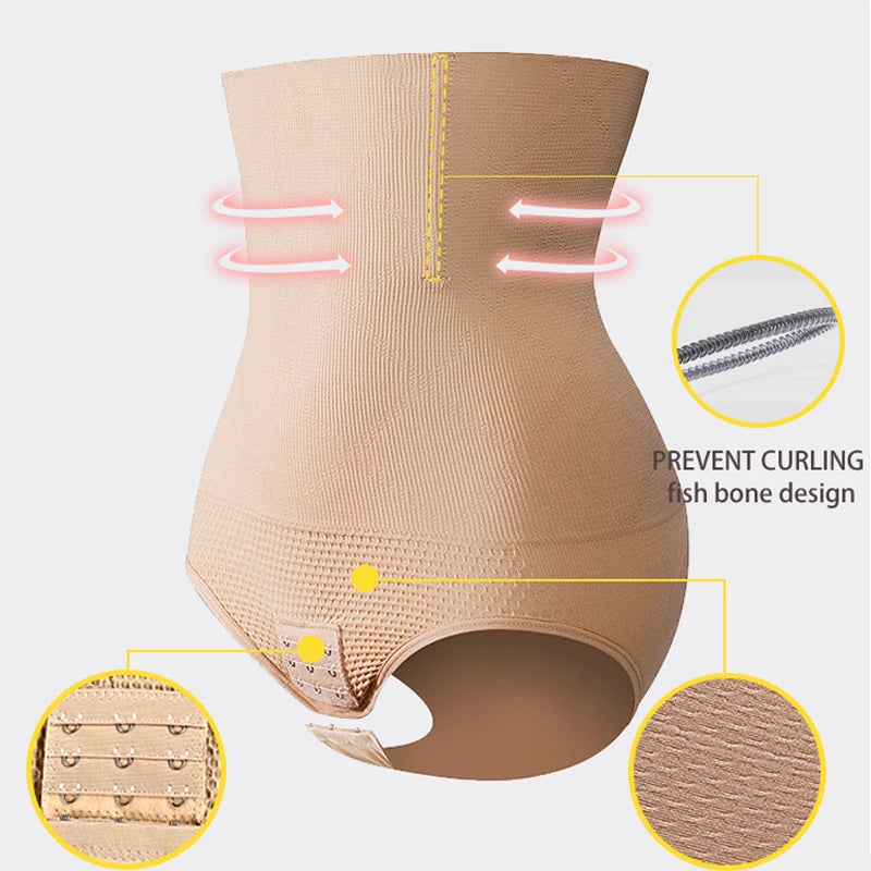 Women’s Tummy Shaper Waist Trainer – Slimming Corset Panties with Butt Lifter Shapewear