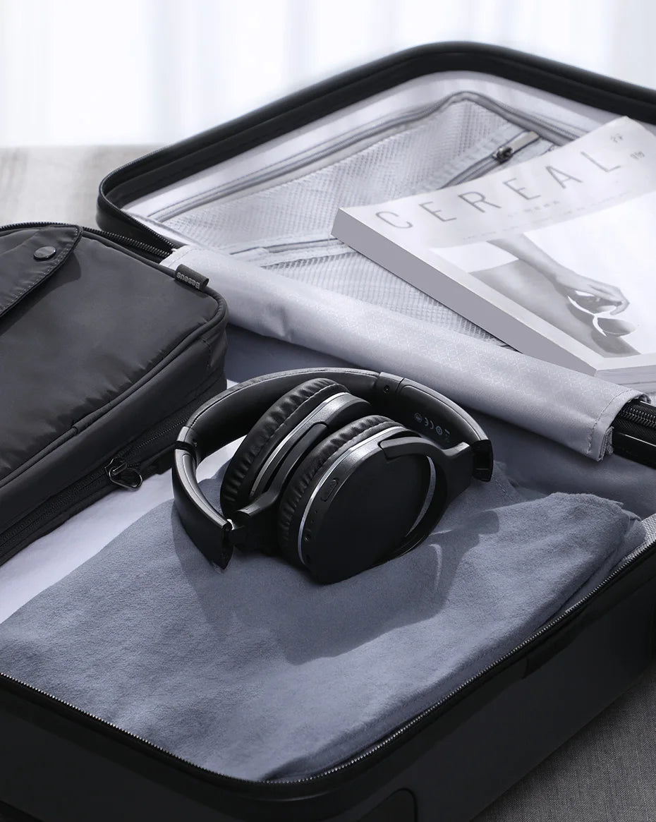 Baseus D02 Pro Wireless Headphones - Bluetooth 5.3, Foldable Sport Headset, Over-Ear Gaming Bluetooth Earbuds