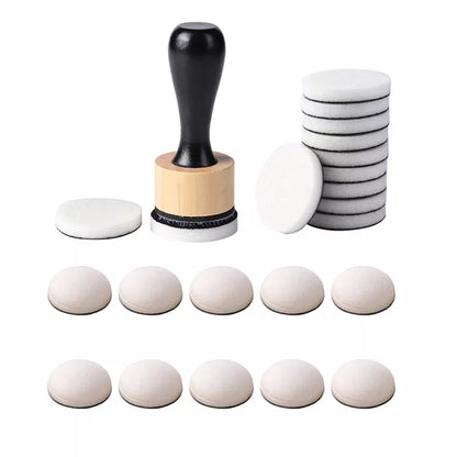 Flat/Domed Foam Refills Replacement Applicators - Mini Ink Blending Tools for Scrapbooking and Card Making Backgrounds