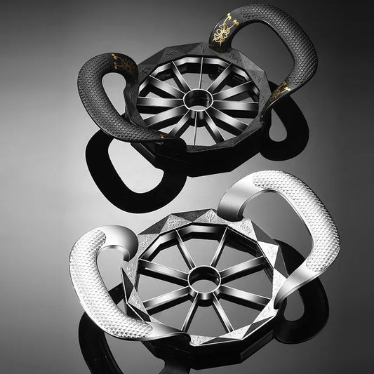 Versatile 8-in-1 Stainless Steel Kitchen Tool: Apple Corer, Slicer, Fruit Splitter, Pear Divider, Cutting Knife, Vegetable Chopper, and More!