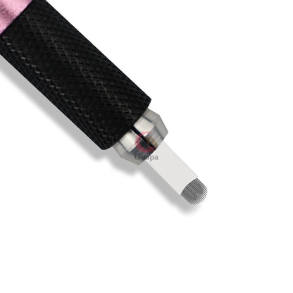 White Microblading Needles – 9/11/12/14/18/21 for Permanent Makeup, Eyebrow Tattoo & Embroidery Pen Supplies