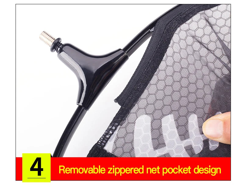 Carbon Fiber Anti-Hook Fishing Net Head – Ultra-Light Titanium Alloy Deepening Net Tool Accessory