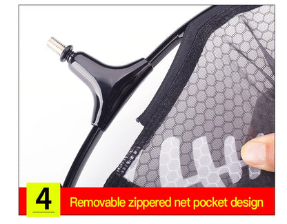 Carbon Fiber Anti-Hook Fishing Net Head – Ultra-Light Titanium Alloy Deepening Net Tool Accessory