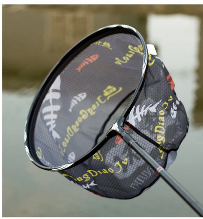 Carbon Fiber Anti-Hook Fishing Net Head – Ultra-Light Titanium Alloy Deepening Net Tool Accessory