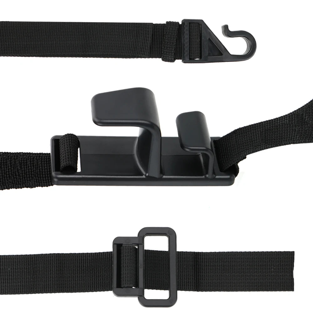 YOSOLO Universal Car Seat Headrest Hook – Adjustable Auto Hanger for Bags & Groceries