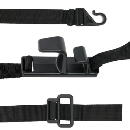 YOSOLO Universal Car Seat Headrest Hook – Adjustable Auto Hanger for Bags & Groceries