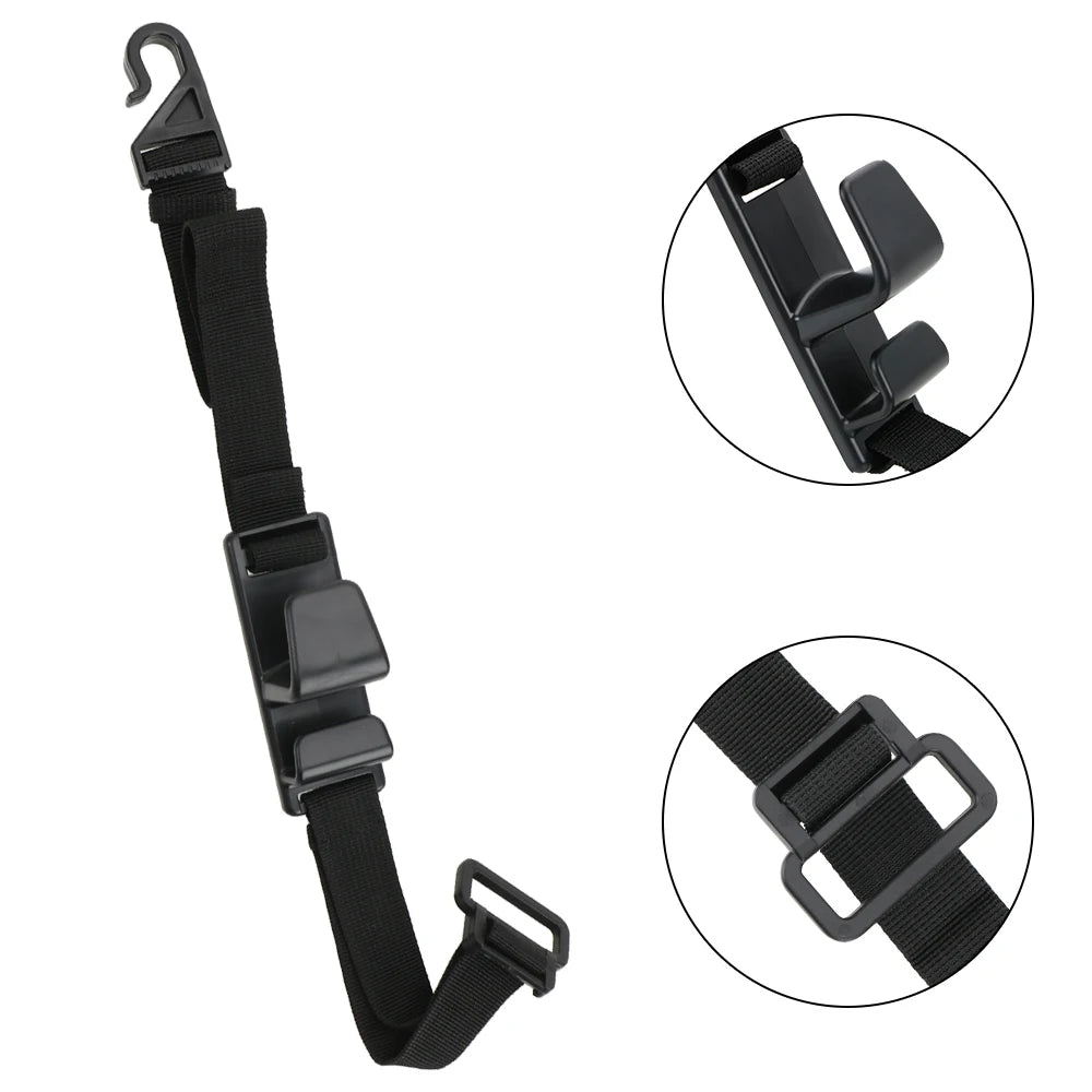 YOSOLO Universal Car Seat Headrest Hook – Adjustable Auto Hanger for Bags & Groceries