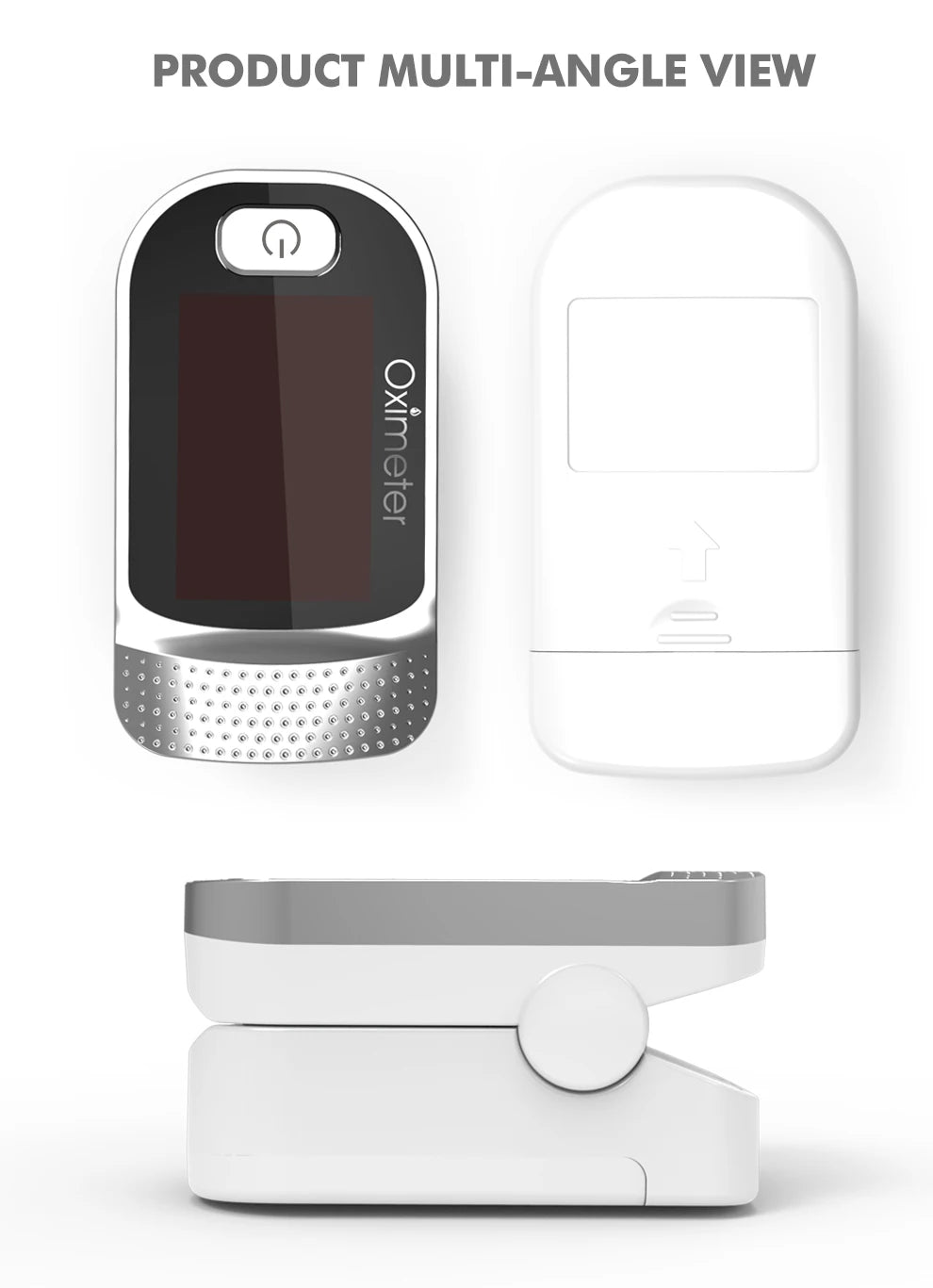 KIUZOU Finger Pulse Oximeter – SPO2, PR, PI, RR Blood Oxygen Monitor with OLED Display