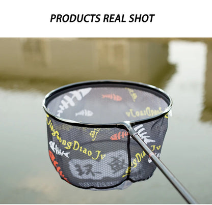 Carbon Fiber Anti-Hook Fishing Net Head – Ultra-Light Titanium Alloy Deepening Net Tool Accessory