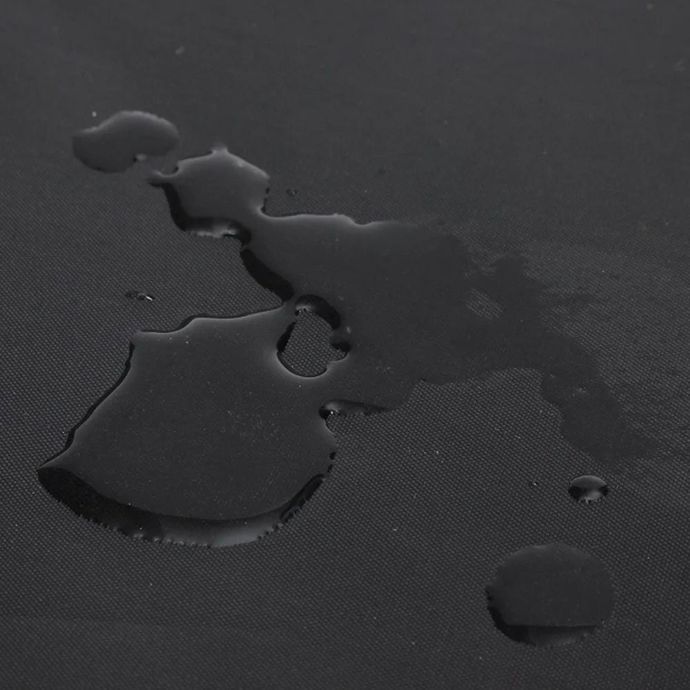 Stackable Chair Dust Cover — Waterproof Black Storage Bag for Garden & Terrace Furniture Protection