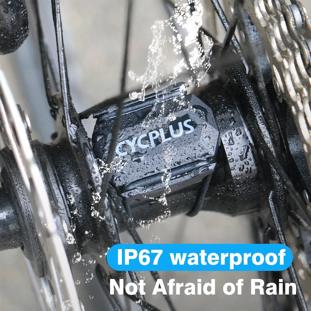 CYCPLUS Dual Sensor Bike Computer — Cadence & Speedometer with ANT+ Bluetooth, Waterproof GPS Cycling Accessory