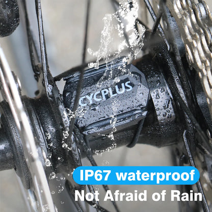 CYCPLUS Dual Sensor Bike Computer — Cadence & Speedometer with ANT+ Bluetooth, Waterproof GPS Cycling Accessory