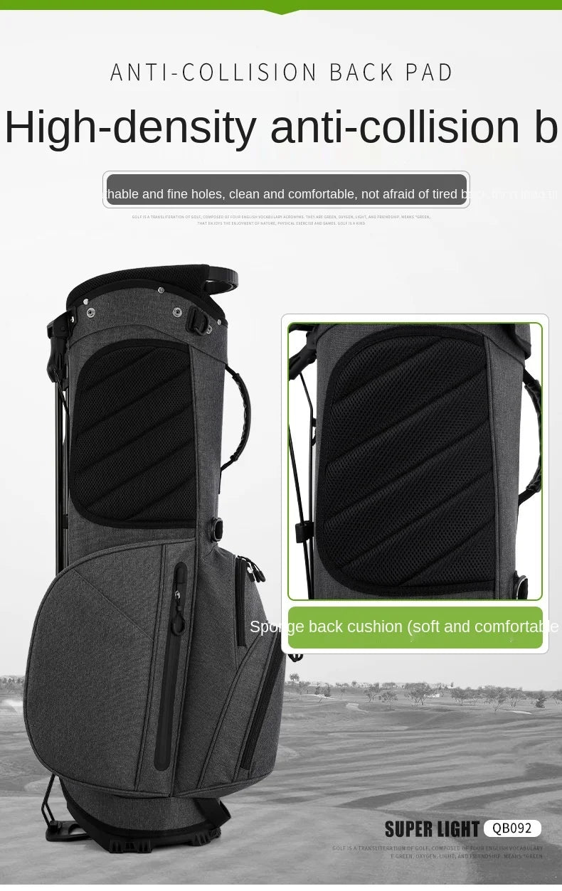 PGM Men's Ultra Lightweight Stable Golf Holder Bag QB092
