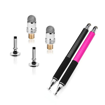Universal Stylus Pen for Smartphones - Capacitive Screen, Disc and Fiber Touch Tips for Drawing and Writing