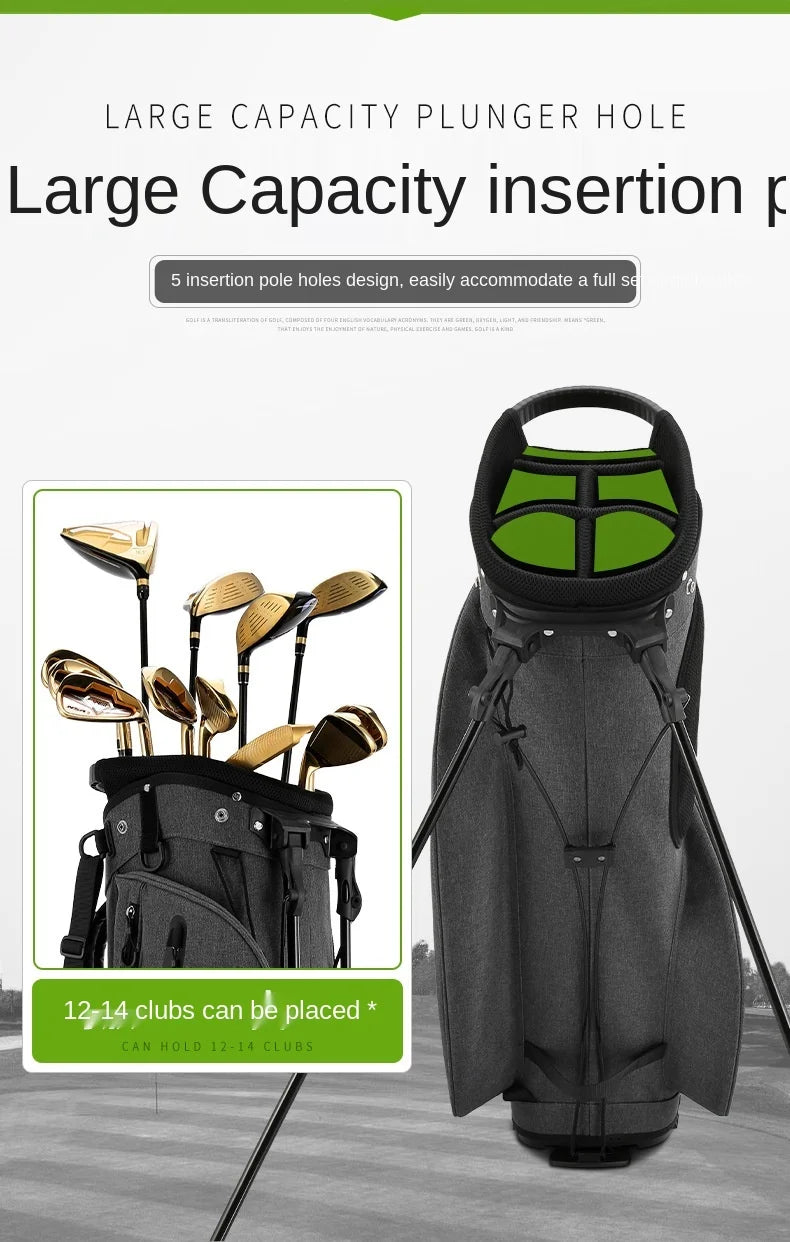 PGM Men's Ultra Lightweight Stable Golf Holder Bag QB092