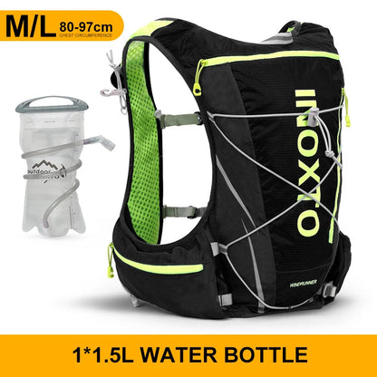 8L Running & Cycling Hydration Vest Backpack — Hiking & Marathon Water Pack with 1.5L Bladder and 500ml Bottle