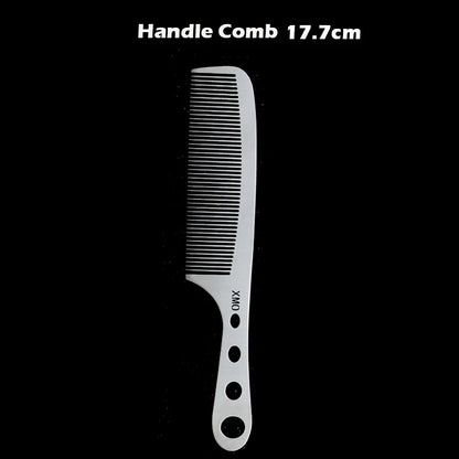 Brainbow Titanium Steel Hair Comb – Professional Anti-Static Salon Hairdressing Brush for Men