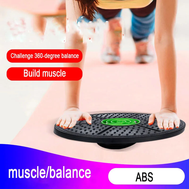 Yoga Balance Board: Fitness Exercise Training Pedal - Twist & Tone Your Waist with this Unique Warping Board - Yoga Fitness Equipment