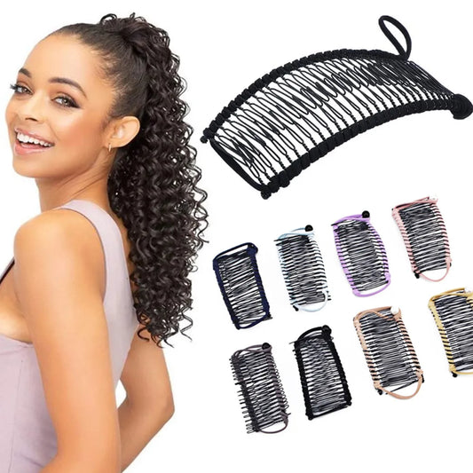 20/30 Tooth Banana Hair Clip for Thick Curly Hair - Vintage Bar Closure Combs, Modeling Tools Hairpins Hair Accessories