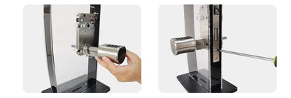 V1 Pro+ Smart Door Lock – TUYA App Adjustable Fingerprint, Password & RFID Cylinder for Home Security