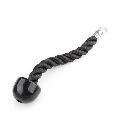 Tricep Rope Cable Attachment — Fitness Gym Accessory for Abdominal Crunches, Biceps, & Muscle Training
