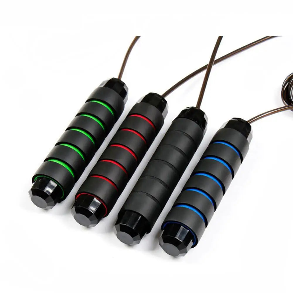 Weighted Professional Crossfit Jump Rope: Fitness Boxing Training Skipping Rope - Gym Workout Exercise Jumprope, Home Equipment