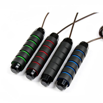 Weighted Professional Crossfit Jump Rope: Fitness Boxing Training Skipping Rope - Gym Workout Exercise Jumprope, Home Equipment