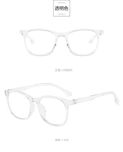Transparent Blue Light Blocking Glasses – Square & Round Computer Eyewear for Men & Women