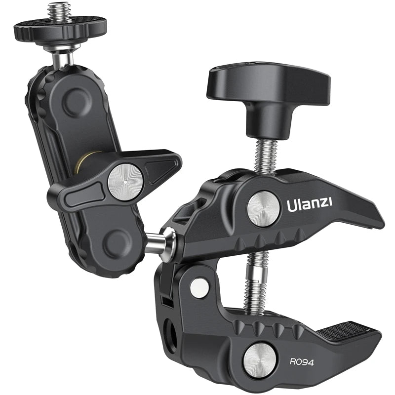 Ulanzi R094 Metal Super Clamp with 360° Ball Head Magic Arm, 1/4
