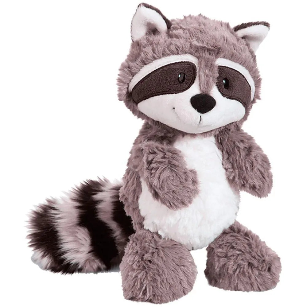 25-35cm Gray Raccoon Plush Toy – Cute Soft Stuffed Animal Doll, Perfect Pillow for Girls, Kids, and Baby Birthday Gifts