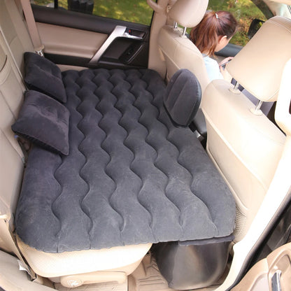 Universal Car Air Inflatable Travel Mattress – Back Seat Sofa Pillow & Camping Cushion