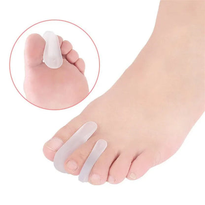 1 Pair Silicone Thumb Orthotics — Hallux Valgus Bunion Corrector & Toe Separator for Foot Care