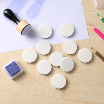Flat/Domed Foam Refills Replacement Applicators - Mini Ink Blending Tools for Scrapbooking and Card Making Backgrounds