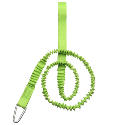 Adjustable Paddle Leash — Kayak & Surfboard Ankle Rope with Elastic Lanyard and Safety Carabiner