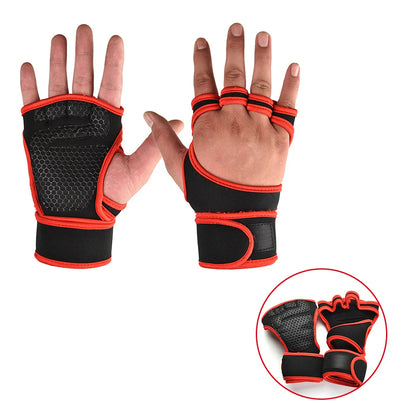 Men & Women Training Workout Gloves – Weightlifting Gym Fitness Hand & Wrist Protection Gloves