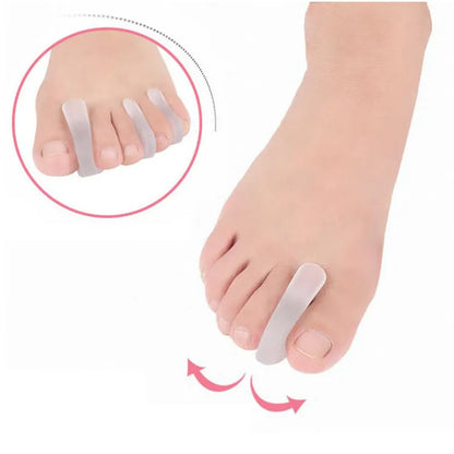 1 Pair Silicone Thumb Orthotics — Hallux Valgus Bunion Corrector & Toe Separator for Foot Care
