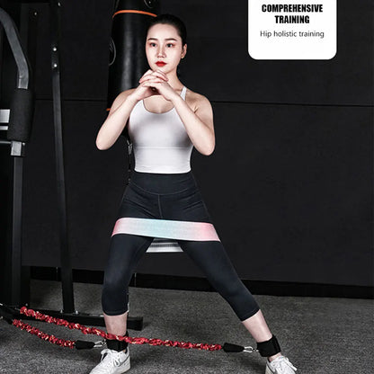 Booty Training Resistance Band: Leg Hip Power Strengthen Pull Rope Belt System - Gym Home Workout Fitness Equipment
