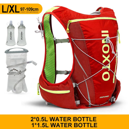 8L Running & Cycling Hydration Vest Backpack — Hiking & Marathon Water Pack with 1.5L Bladder and 500ml Bottle