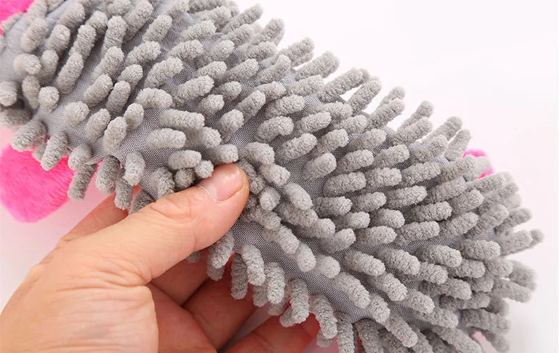 Durable Plush Dog Toy – Animal Shape with Squeaky, Chew & Cleaning Toy for Small Dogs (Chihuahua, Yorkshire, Bichon, Puppy)