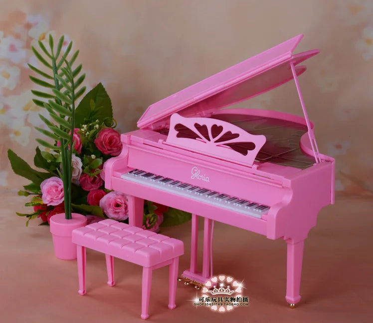 Princess Bathroom Furniture Set for Barbie Dollhouse – 30cm Accessories with Shower & Toilet